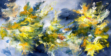 Pittura intitolato "Burst of color XXIV" da Andrada Anghel, Opera d'arte originale, Acrilico