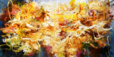 Pittura intitolato "Burst of color 32" da Andrada Anghel, Opera d'arte originale, Acrilico