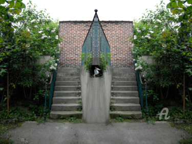 Photography titled "Escaliers, Ivry-sur…" by André Boulze, Original Artwork, Digital Photography