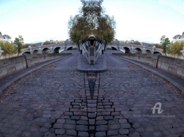 Photographie intitulée "Paris - Quais n° 2" par André Boulze, Œuvre d'art originale