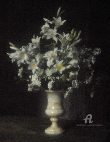 Fotografie getiteld "Bouquet n° 18" door André Boulze, Origineel Kunstwerk, Digitale fotografie