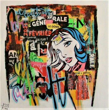 Collages intitulée "PASSION" par Andre Bordet (Kimo), Œuvre d'art originale, Collages