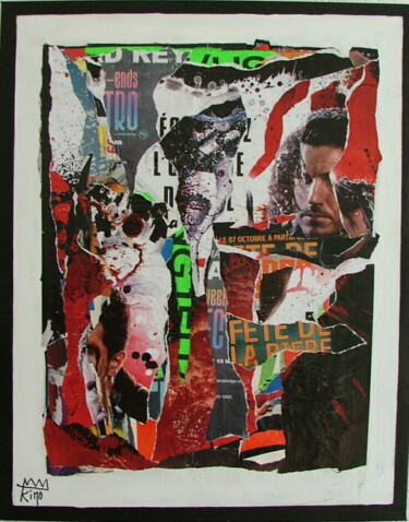 Collages intitolato "K 24" da Andre Bordet (Kimo), Opera d'arte originale, Collages