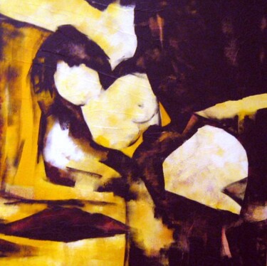 Peinture intitulée "elle" par Andre Bourdin, Œuvre d'art originale