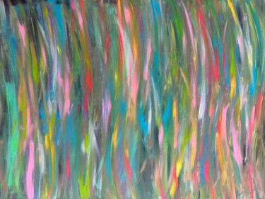 Painting titled "„Happy Dance“" by Andre Bräuer, Original Artwork, Acrylic Mounted on Wood Stretcher frame