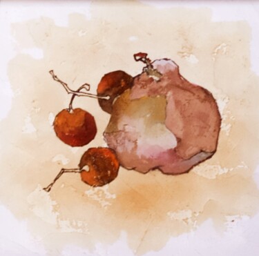 Картина под названием "Fruits" - André Colpin, Подлинное произведение искусства, Масло