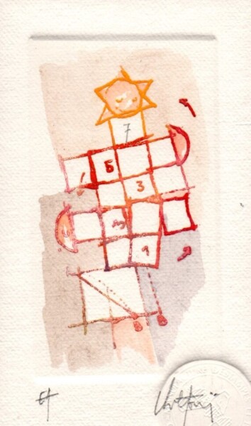 印花与版画 标题为“Petite Marelle” 由André Colpin, 原创艺术品, 蚀刻