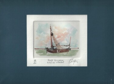 Estampas & grabados titulada "Petit Dundee armé a…" por André Colpin, Obra de arte original