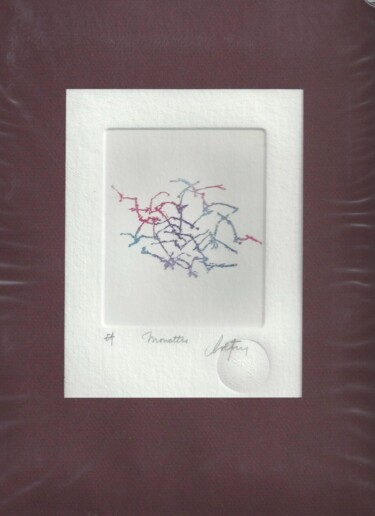 Incisioni, stampe intitolato "Mouettes" da André Colpin, Opera d'arte originale, Acquaforte