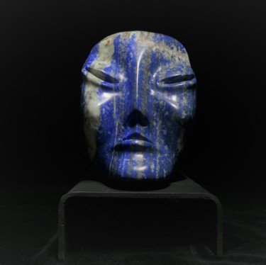Escultura intitulada "Hémisphère droit" por André Derouin, Obras de arte originais, Pedra