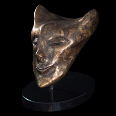 Sculpture titled "Béatitude" by André Derouin, Original Artwork, Bronze