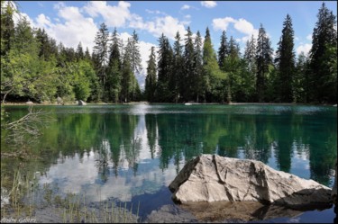 Photographie intitulée "Le Lac Vert" par André Galvan, Œuvre d'art originale