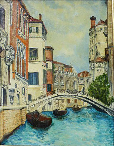 绘画 标题为“Venise Italie” 由André Goinaud, 原创艺术品, 油