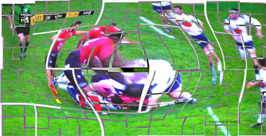 Arts numériques intitulée "rugby-1.jpg" par André Goinaud, Œuvre d'art originale