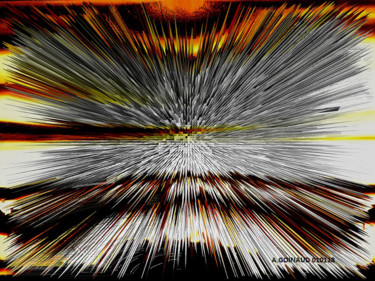 Arts numériques intitulée "feu-dartifice-01011…" par André Goinaud, Œuvre d'art originale