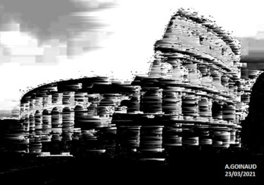 Digitale Kunst mit dem Titel "Rome antique" von André Goinaud, Original-Kunstwerk, 2D digitale Arbeit
