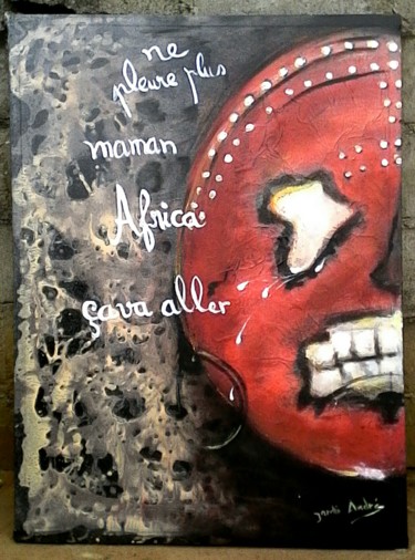 绘画 标题为“Maman africa” 由Andre Jardin, 原创艺术品, 丙烯