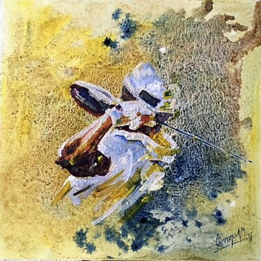 Peinture intitulée "over-swing-tache." par Andre Marc Serrano, Œuvre d'art originale, Acrylique