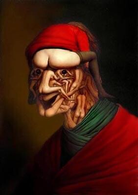 Painting titled "Au plus bas de l'ir…" by André Martins De Barros, Original Artwork, Oil