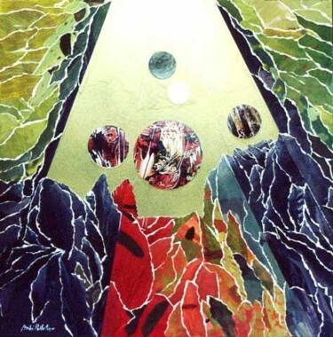 Peinture intitulée "ASTROLOGIE" par André Pelletier, Œuvre d'art originale, Autre