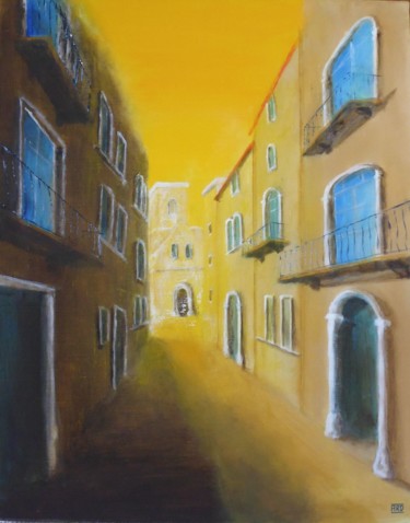 Painting titled "Lumières du sud  -…" by André Robert Deschamps, Original Artwork, Acrylic