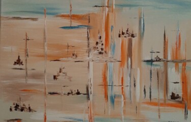 Painting titled "Urbanisation" by André Roeser, Original Artwork, Acrylic