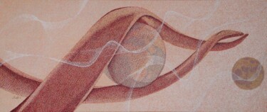 Malerei mit dem Titel "entravé" von Andre Rollet, Original-Kunstwerk, Acryl