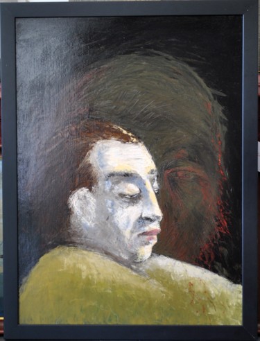 Peinture intitulée "portrait" par Andy Berdy, Œuvre d'art originale, Huile