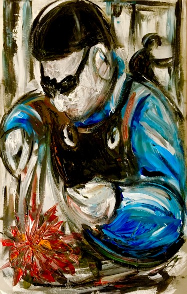 Fermo. Pittura intitolato "Fermo." da Andrea Collemaggio, Opera d'arte originale, Acrilico