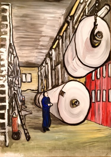 Conforme Pittura intitolato "Conforme" da Andrea Collemaggio, Opera d'arte originale, Acrilico