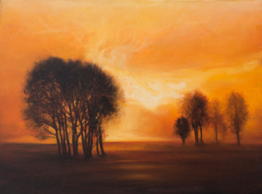 Pintura intitulada "VENTO SOLARE" por Andrea Esposito, Obras de arte originais, Óleo
