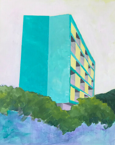 Malerei mit dem Titel "Hotel01" von Andrea Francesco Luigi Granchi, Original-Kunstwerk, Acryl