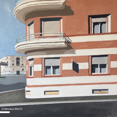 Painting titled "ViaG.Monaco" by Andrea Francesco Luigi Granchi, Original Artwork, Acrylic