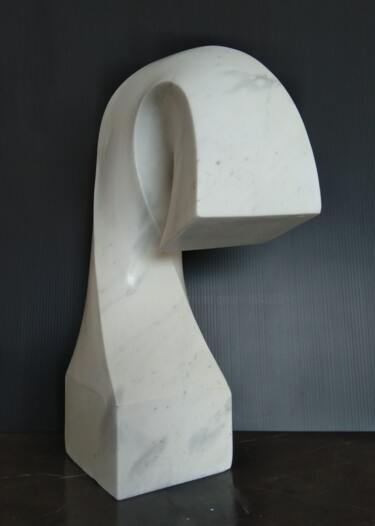 Sculpture titled "Marmogomma II" by Andrea Gardini, Original Artwork, Stone
