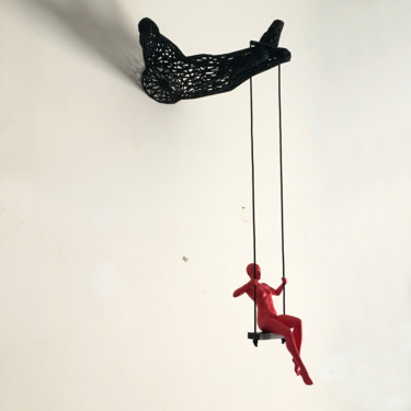 Scultura intitolato "FREEDOM (black and…" da Andrea Giorgi, Opera d'arte originale, Plastica