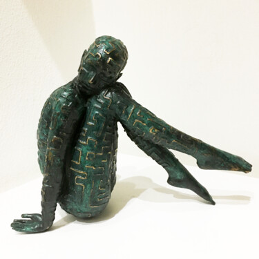 Скульптура под названием "LIFE IS MAZE (BRONZ…" - Andrea Giorgi, Подлинное произведение искусства, Бронза