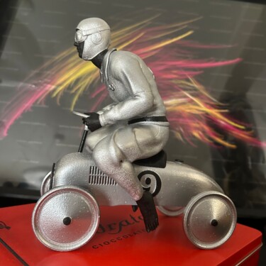 Sculpture titled "FAST & FURIOS silve…" by Andrea Giorgi, Original Artwork, Plastic