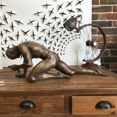 Sculpture titled "OBSESSION (BRONZE a…" by Andrea Giorgi, Original Artwork, Bronze