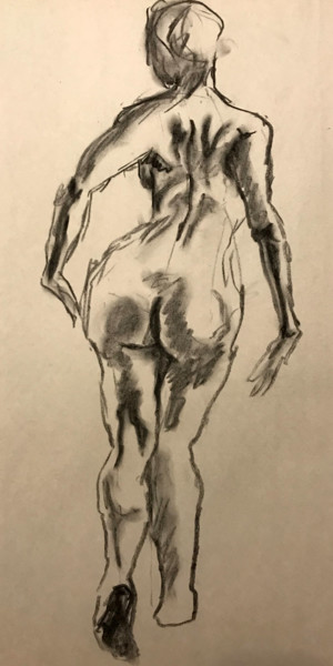 Drawing titled "figure-3.jpg" by Andrea Kotnik, Original Artwork, Charcoal