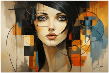 Digitale Kunst mit dem Titel "Espressione Futuris…" von Andrea La Martina (NEXA ART), Original-Kunstwerk, Digitale Collage A…