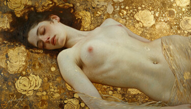 Arte digitale intitolato "Efemeride d'Oro" da Andrea La Martina (NEXA ART), Opera d'arte originale, Collage digitale