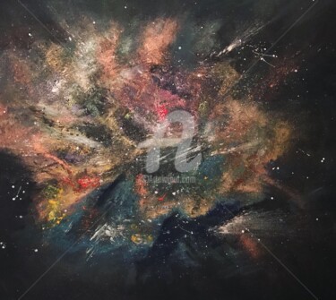 Pintura titulada "LETS DANCE WITH THE…" por Andrea Schiavetta, Obra de arte original, Acrílico Montado en Bastidor de camill…