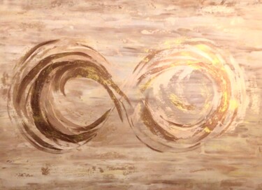 Painting titled "Infinity" by Andrea Schwarz, Original Artwork, Acrylic