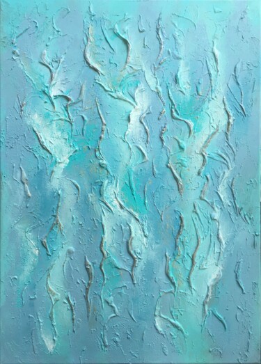 Malerei mit dem Titel "Blue See" von Andrea Schwarz, Original-Kunstwerk, Acryl