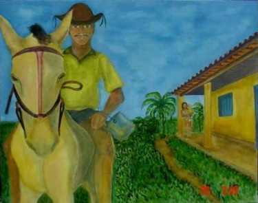 Pintura intitulada "Brasileiro/ Brazili…" por Andréa Dórea, Obras de arte originais