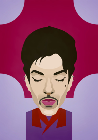"Prince" başlıklı Dijital Sanat Andrea Pisano tarafından, Orijinal sanat, Kolaj