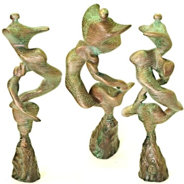 Скульптура под названием "Tanz" - Andreas Loeschner-Gornau, Подлинное произведение искусства, Смола