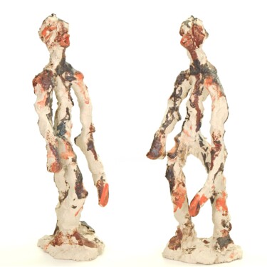 Sculpture titled "Theseus" by Andreas Loeschner-Gornau, Original Artwork, Ceramics