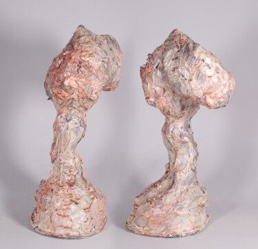 Sculpture titled "Caspar" by Andreas Loeschner-Gornau, Original Artwork, Ceramics