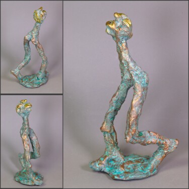 Скульптура под названием "Jeremia" - Andreas Loeschner-Gornau, Подлинное произведение искусства, Литьё